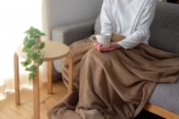 女性毛布