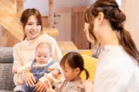 母子団らん