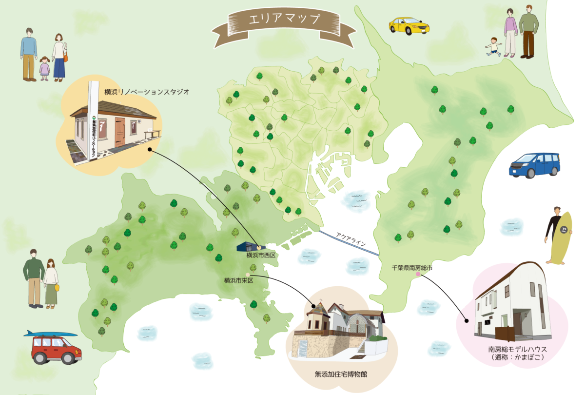 CRAFT HAUSエリアマップ